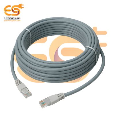 RJ45 Cat6 Ethernet Patch LAN Network Cable (15M, Grey)